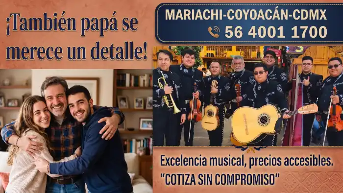 Mariachis para el día del padre en Coyoacán CDMX