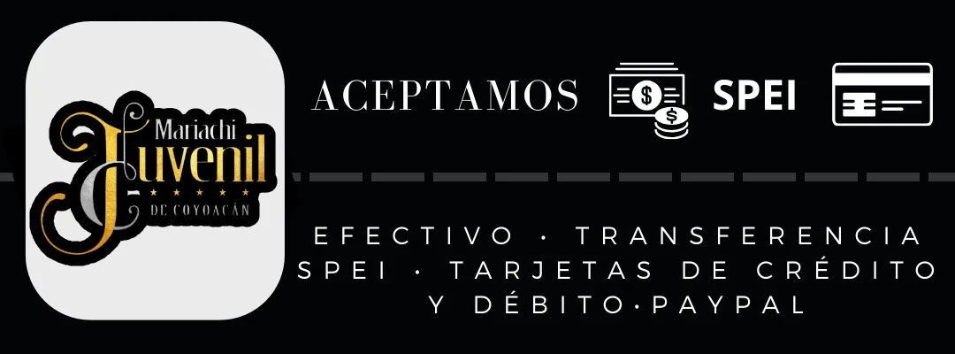 Mariachi Aceptamos pago con tarjeta de crédito